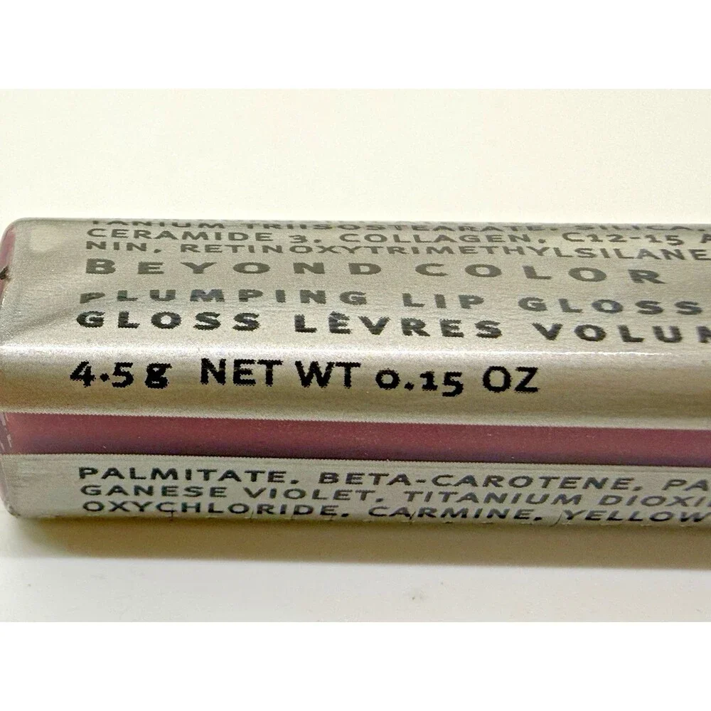 Avon Beyond Color Plumping Lip Gloss Pouty Plum C Prune New Sealed Discontinued